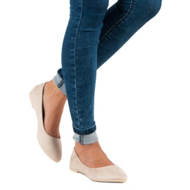 Seastar Suede ballerinas beige 2