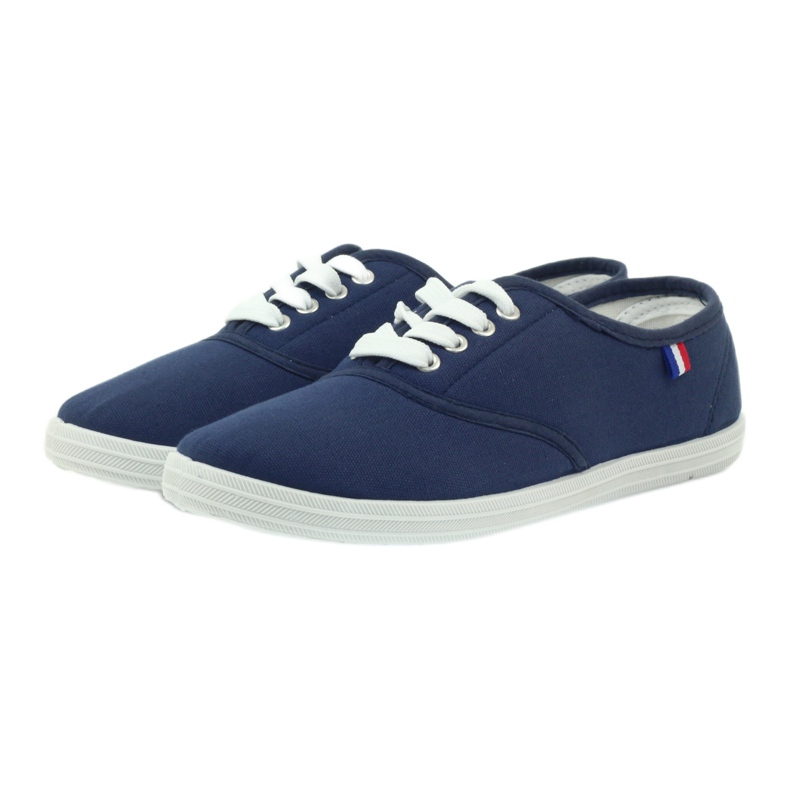 American Club navy blue sneakers, women's sneakers 3