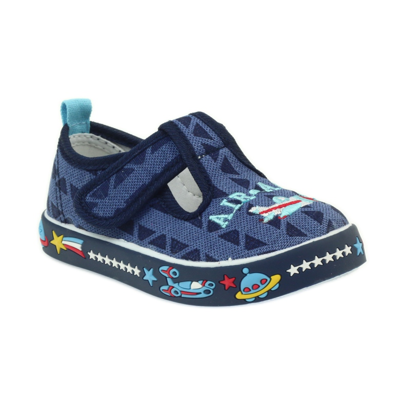 American Club American sneakers children's shoes leather insole navy blue 1