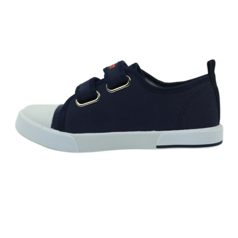 American Club Children's shoes sneakers with a flag Velcro American navy blue white orange grey 2 American Club Children's shoes sneakers with a flag Velcro American navy blue white orange grey 2