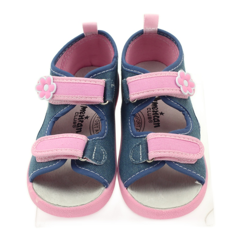 American Club American sandals children's shoes leather insole blue pink 4 American Club American sandals children's shoes leather insole blue pink 4