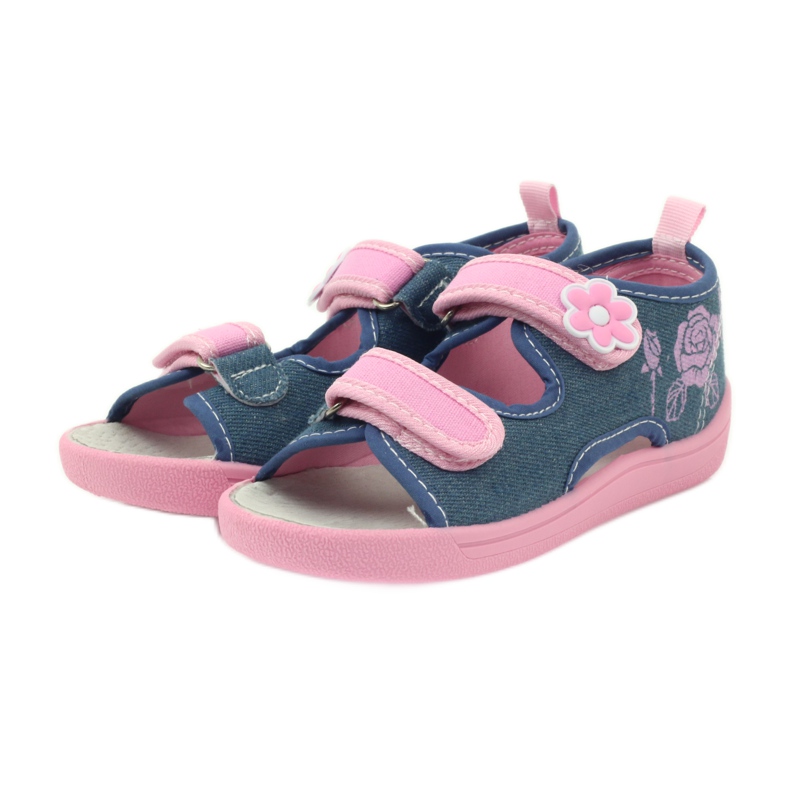 American Club American sandals children's shoes leather insole blue pink 3 American Club American sandals children's shoes leather insole blue pink 3