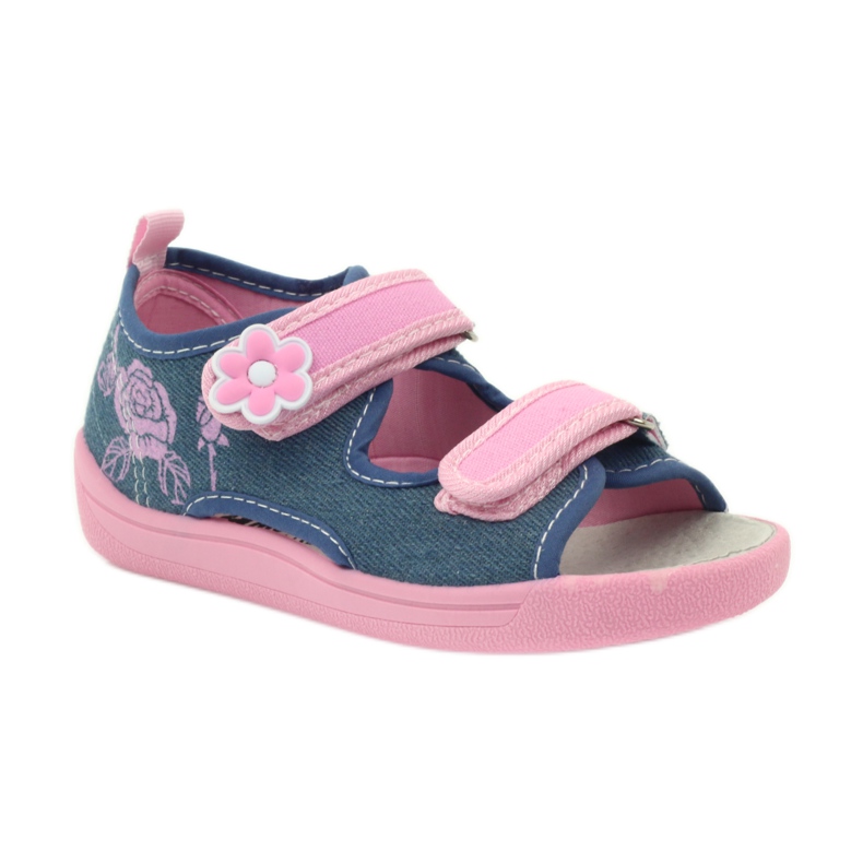 American Club American sandals children's shoes leather insole blue pink 1 American Club American sandals children's shoes leather insole blue pink 1