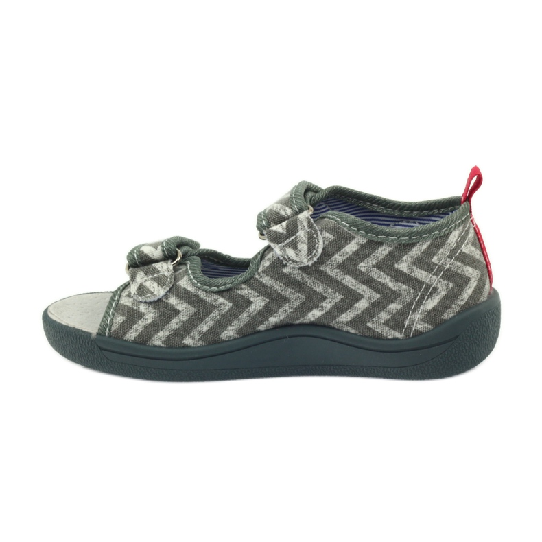 American Club gray children's sandals TEN36 grey red 2 American Club gray children's sandals TEN36 grey red 2