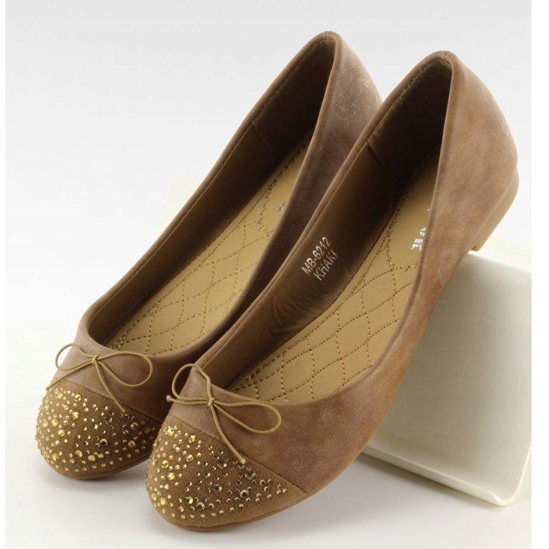 Ballerinas with MB-6212 khaki jets 1