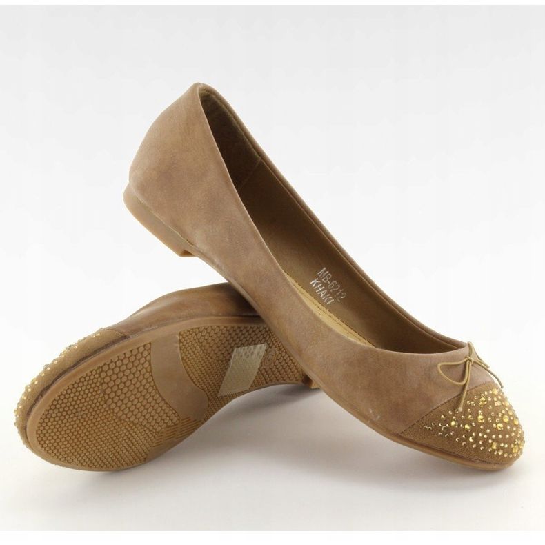 Ballerinas with MB-6212 khaki jets 2