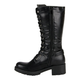 Seastar Black lace-up boots 2