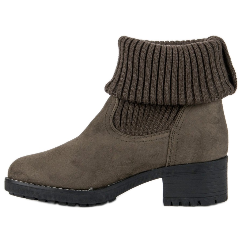 Seastar Slip-on high boots green 1