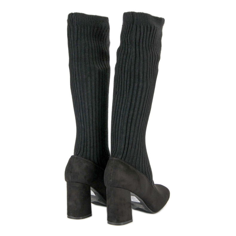 Seastar Black fitted boots 1