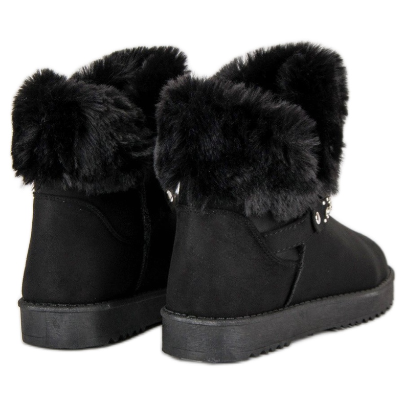 Seastar Mukluki with fur black 1