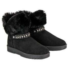 Seastar Mukluki with fur black 2