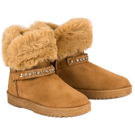 Seastar Mukluki with fur brown 2