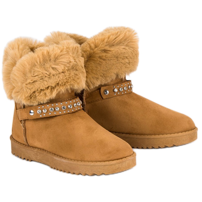 Seastar Mukluki with fur brown 2