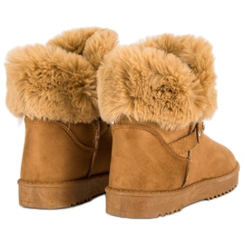 Seastar Mukluki with fur brown 1