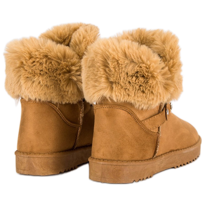 Seastar Mukluki with fur brown 1