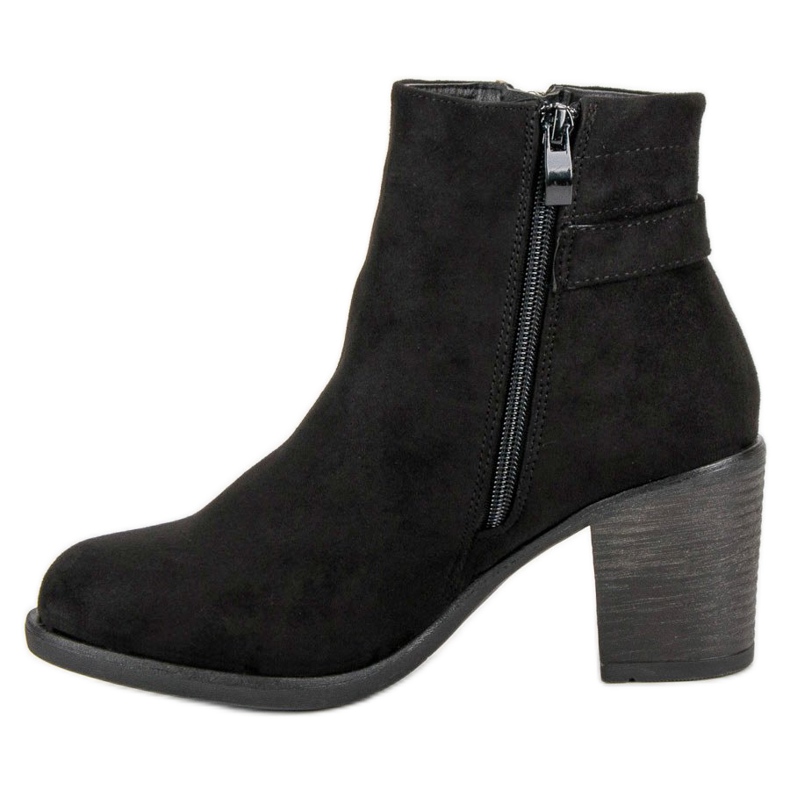 Small Swan Fashionable women's boots black 2