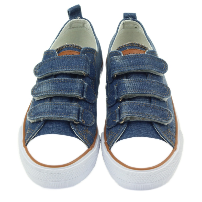 American Club Denim dk sneakers with velcro blue 4 American Club Denim dk sneakers with velcro blue 4