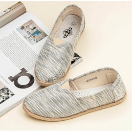 Ribbed espadrilles grey 2