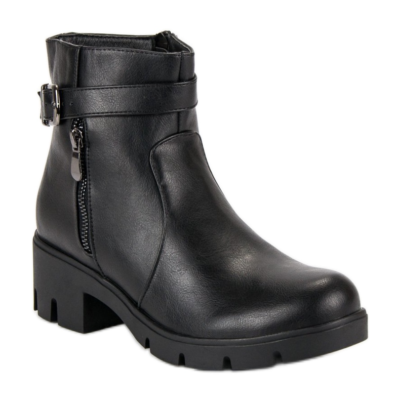 Small Swan Autumn Black Boots 1