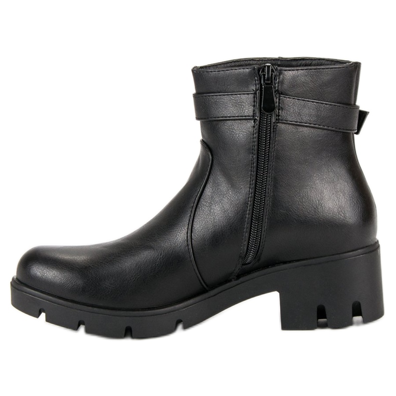 Small Swan Autumn Black Boots 2