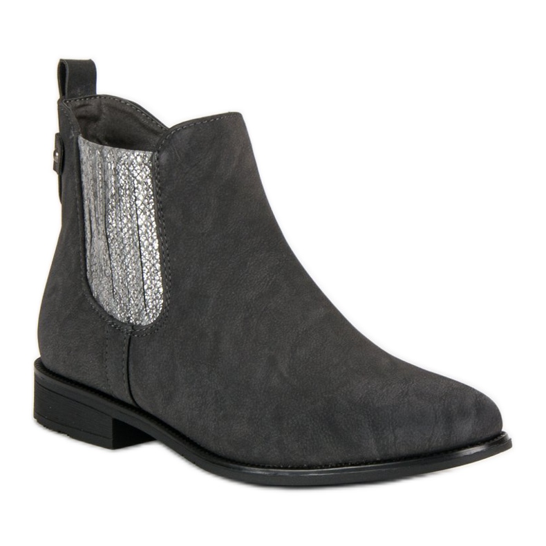 Vinceza Elegant Booties Jodhpur boots grey 1