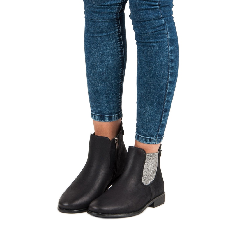 Vinceza Elegant Jodhpur boots black 1