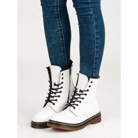 McKey White combat boots 1