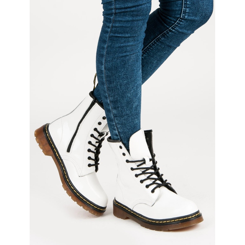 McKey White combat boots 2