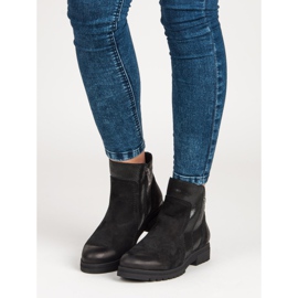 Comfortable leather VINCEZA boots black 1 Comfortable leather VINCEZA boots black 1