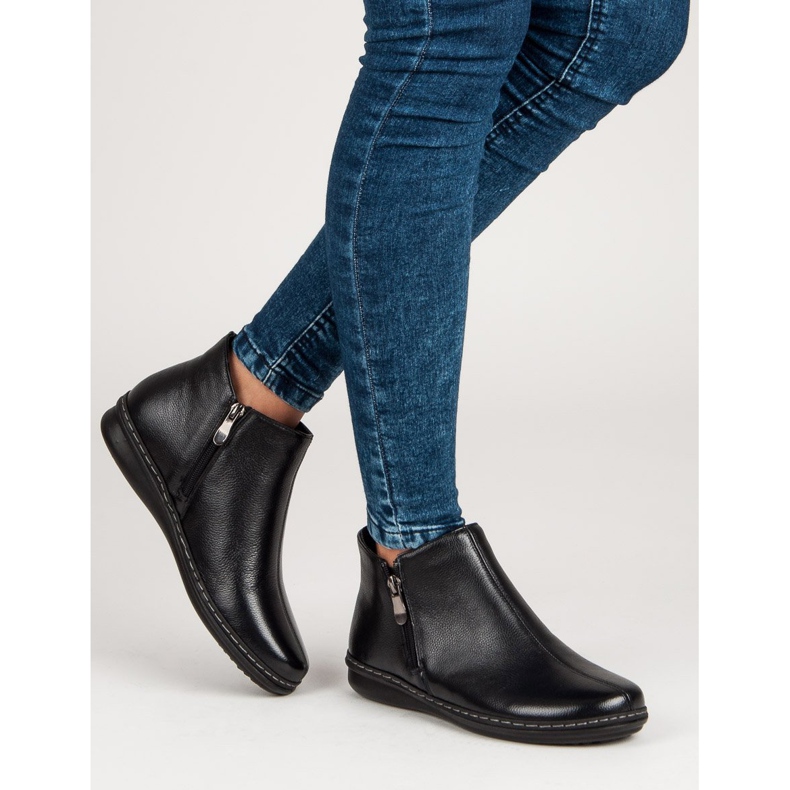Filippo Leather low boots black 2