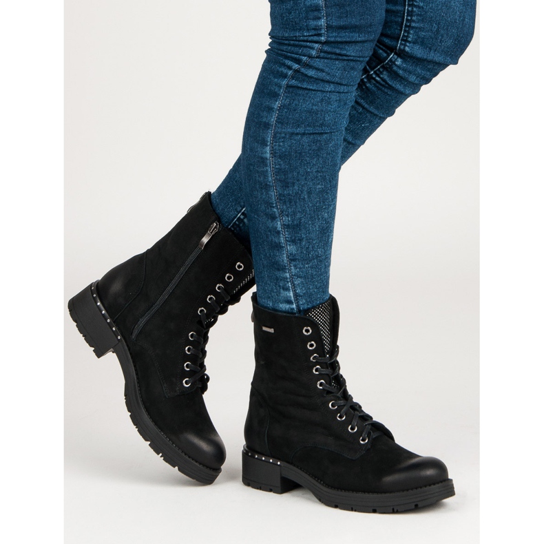VINCEZA lace-up boots black 2