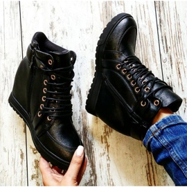 J. Star Stylish tied sneakers black 1 J. Star Stylish tied sneakers black 1