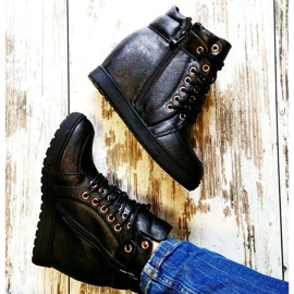 J. Star Stylish tied sneakers black 2 J. Star Stylish tied sneakers black 2