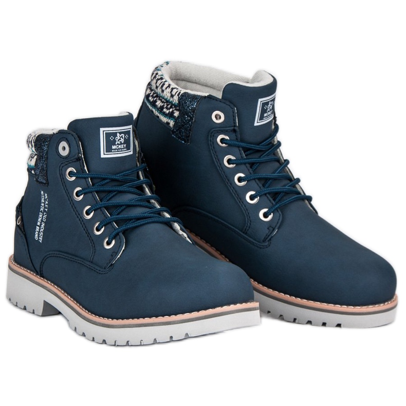 McKey Navy blue trappers 1