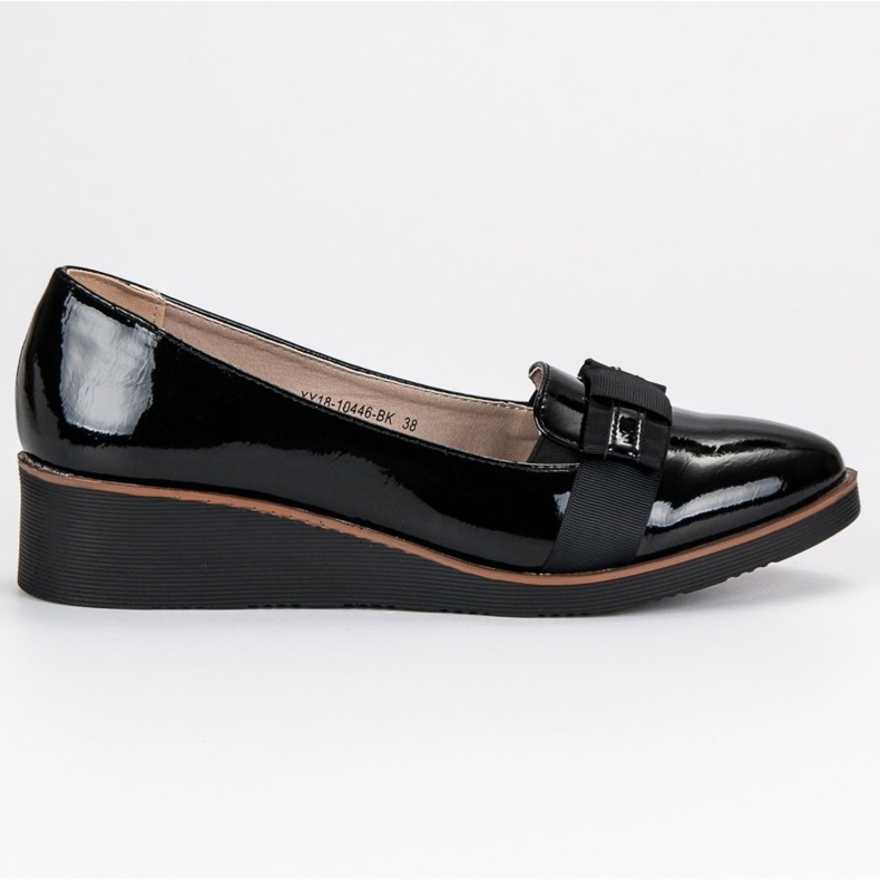 Lacquered ballerinas VINCEZA black 2