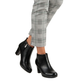 Elegant boots on the VINCEZA post black 2