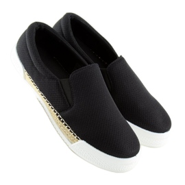 Sneakers slip-on black 15691A Black 1