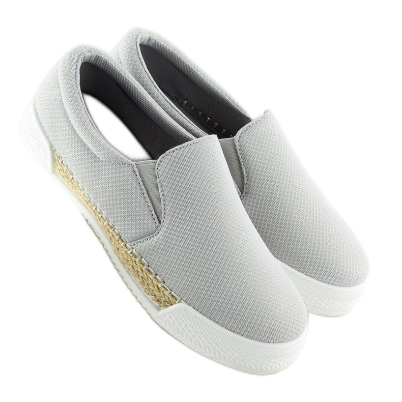 Sneakers slip-on gray 15691A Gray grey 1