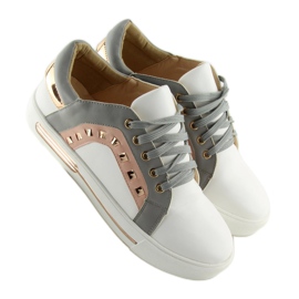 Women's BH-115 Gray sneakers white 1