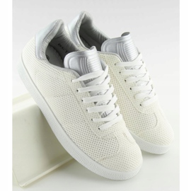 White women's sneakers BL131P White 2