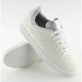 White women's sneakers BL131P White 1