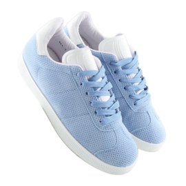 Blue women's sneakers BL131P Blue 2 Blue women's sneakers BL131P Blue 2