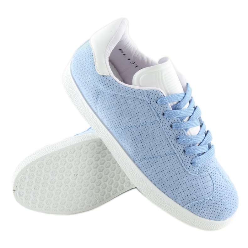 Blue women's sneakers BL131P Blue 1 Blue women's sneakers BL131P Blue 1
