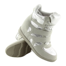 Gray Women's gray sneakers 925-Y Gray grey 1