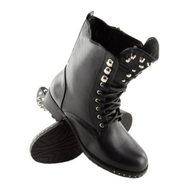 Black Boots with studs NC252 black 2