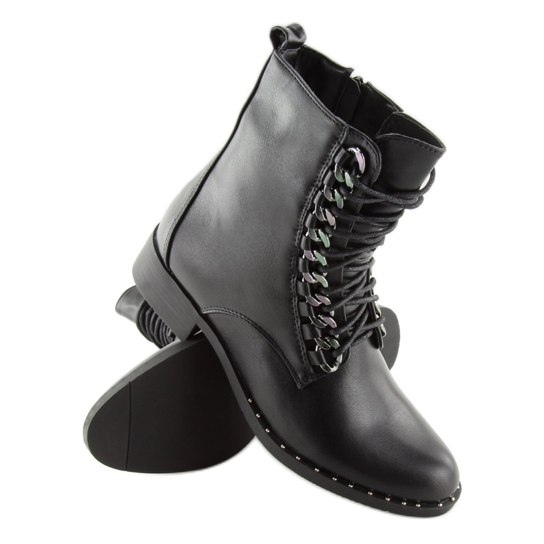 Black Workery boots for women NC236 black 2