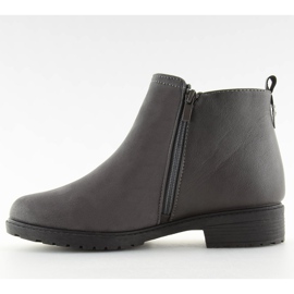 Women's gray warm Chelsea boots NB225P Gray grey 1