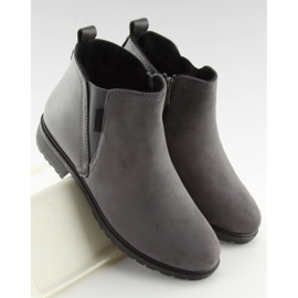 Women's gray warm Chelsea boots NB225P Gray grey 2