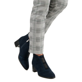 Filippo Stylish navy blue boots 1 Filippo Stylish navy blue boots 1