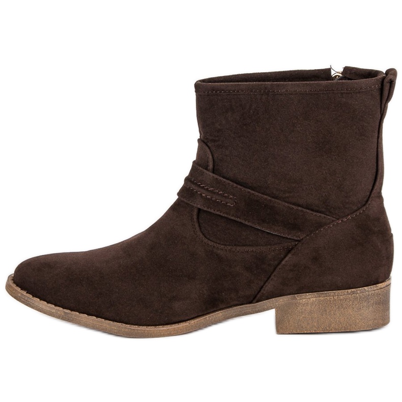 L&H Brown suede boots 1